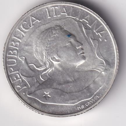 Moneta Italia Anno 1997 Lire 10.000 Tricolore Argento