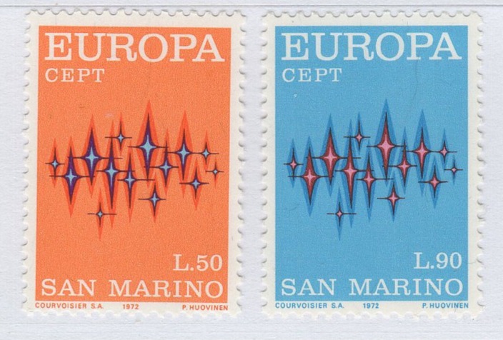 Francobolli San Marino Anno 1972 Europa