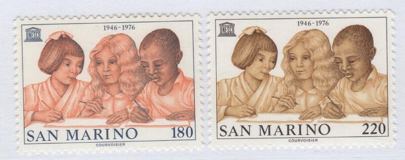 Francobolli San Marino Anno 1976 UNESCO