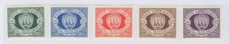 Francobolli San Marino Anno 1977 Centenario dei primi francobolli di San Marino