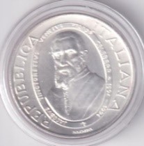 Moneta Italia Anno 1994 Lire 1.000 Tintoretto Argento