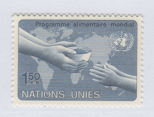 Francobollo Nazioni Unite - ONU Ufficio di Ginevra Anno 1983 Programma alimentare mondiale