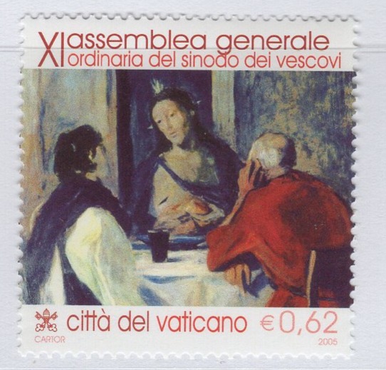 Francobollo Vaticano Anno 2005 11esima Assemblea Generale Ordinaria del Sinodo dei Vescovi