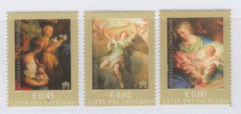 Francobolli Vaticano Anno 2005 Natale