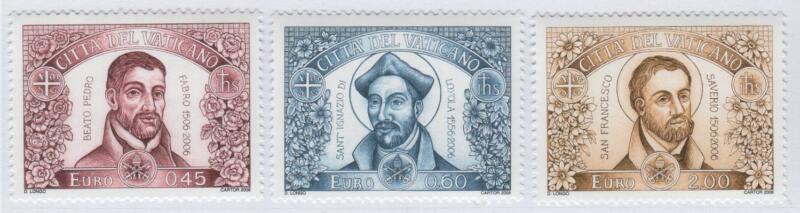 Francobolli Vaticano Anno 2006 Giubileo Ignaziano Saveriano e Favriano
