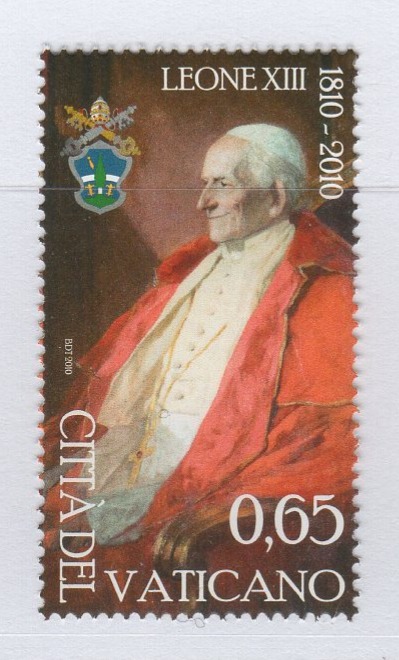 Francobollo Vaticano Anno 2010 Bicentenario della nascita di Papa Leone XIII