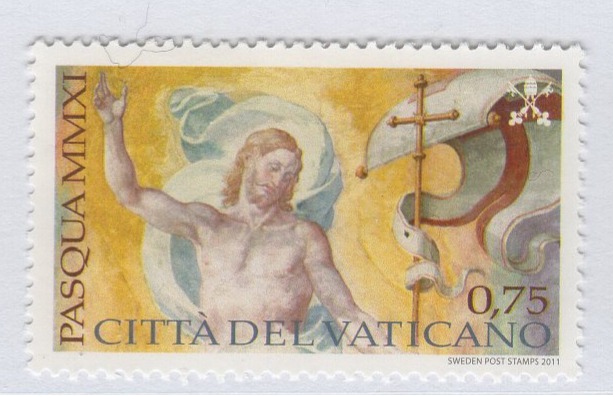 Francobollo Vaticano Anno 2011 Pasqua