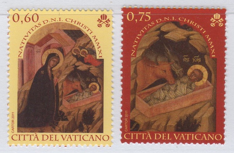 Francobolli Vaticano Anno 2011 Natale