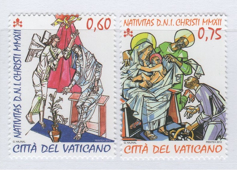 Francobolli Vaticano Anno 2012 Natale