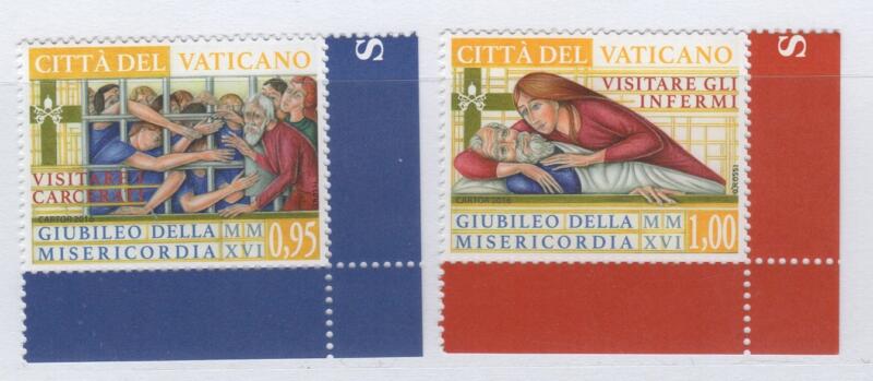 Francobolli Vaticano Anno 2016 Giubileo straordinario della Misericordia