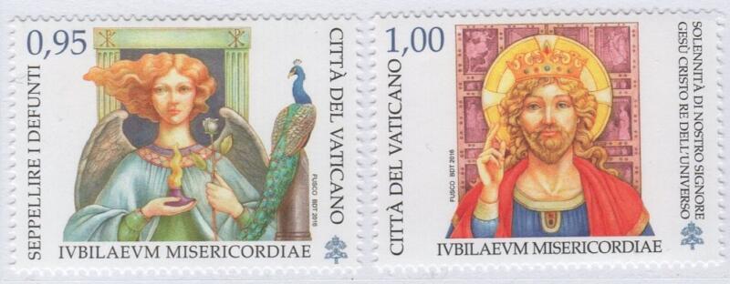 Francobolli Vaticano Anno 2016 Giubileo straordinario della Misericordia