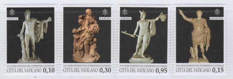 Francobolli Vaticano Anno 2018 Anno europeo del patrimonio culturale