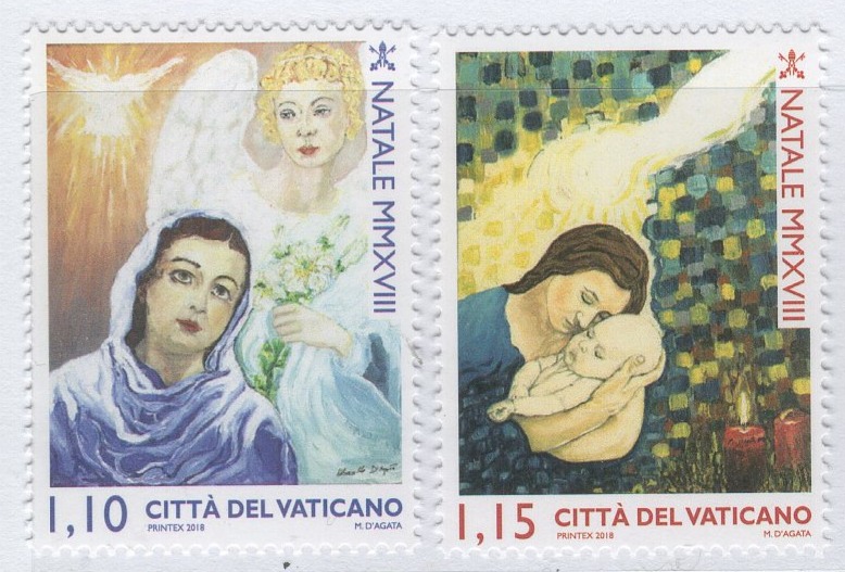 Francobolli Vaticano Anno 2018 Natale