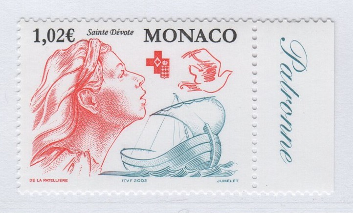 Francobollo Monaco Anno 2002 Croce Rossa