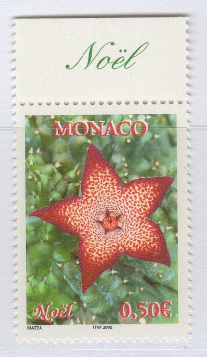 Francobollo Monaco Anno 2002 Natale