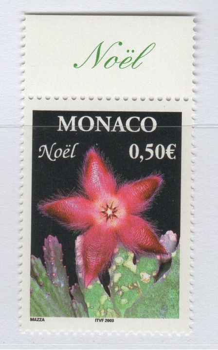 Francobollo Monaco Anno 2003 Natale