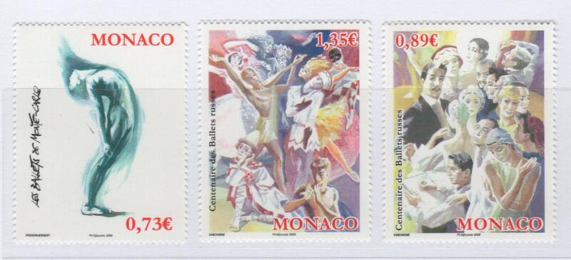 Francobolli Monaco Anno 2009 Balletti