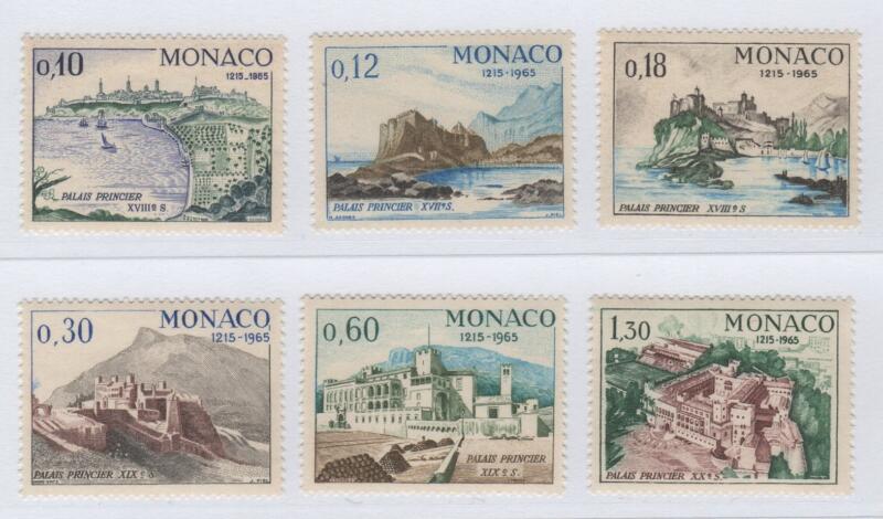 Francobolli Monaco Anno 1966 750esimo anniversario del Palazzo del Principe