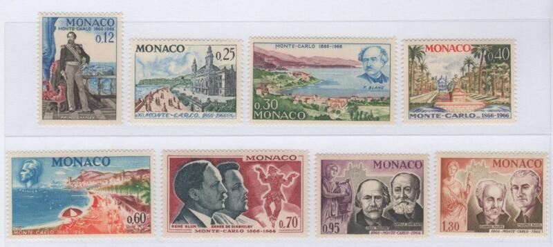 Francobolli Monaco Anno 1966 Centenario di Montecarlo