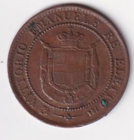 Moneta Governo Della Toscana 1859 - Vittorio Emanuele Re Eletto 2 Centesimi Birmingham