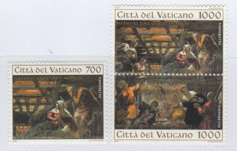 Francobolli Vaticano Anno 1994 Natale