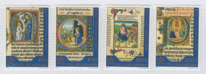 Francobolli Vaticano Anno 1995 Verso l'Anno Santo del 2000 Prima serie