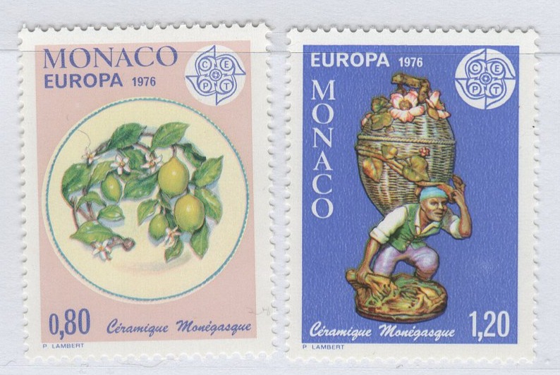 Francobolli Monaco Anno 1976 Europa Artigianato