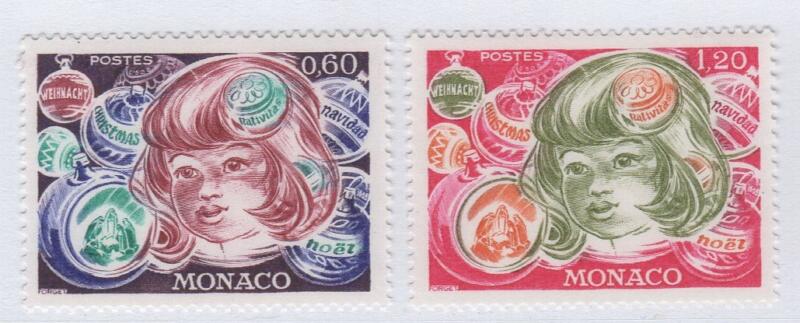 Francobolli Monaco Anno 1976 Natale