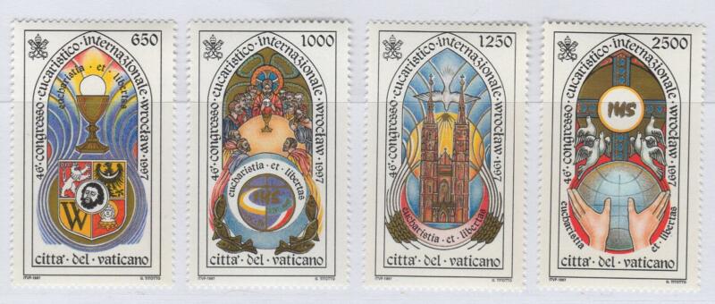 Francobolli Vaticano Anno 1997 46esimo Congresso Eucaristico Internazionale a Wroclaw