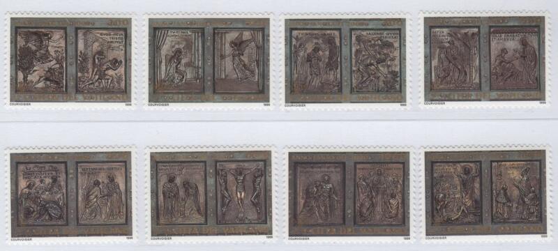 Francobolli Vaticano Anno 1999 Anno Santo del 2000 Apertura della Porta Santa in San Pietro