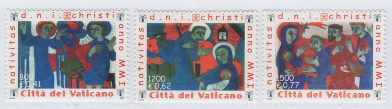 Francobolli Vaticano Anno 2001 Natale