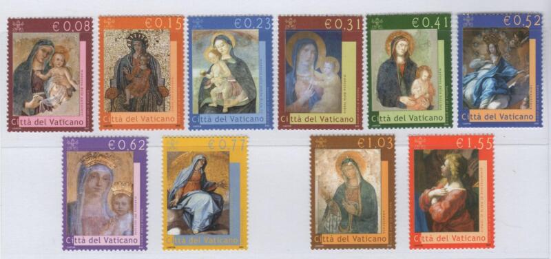 Francobolli Vaticano Anno 2002 La Madonna nella Basilica Vaticana
