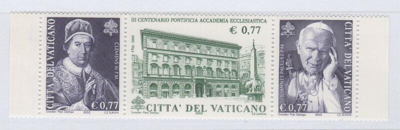 Francobolli Vaticano Anno 2002 Terzo centenario della Pontificia Accademia Ecclesiastica