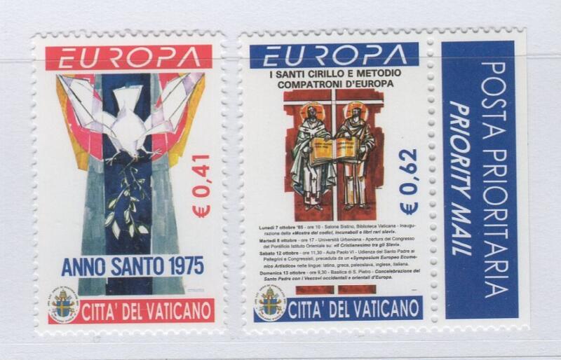 Francobolli Vaticano Anno 2003 Europa L'arte del manifesto