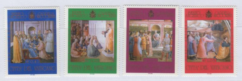 Francobolli Vaticano Anno 2003 I tesori d'arte della Città del Vaticano Cappella Niccolina