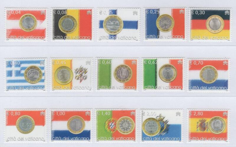 Francobolli Vaticano Anno 2004 L'Euro unisce l'Europa