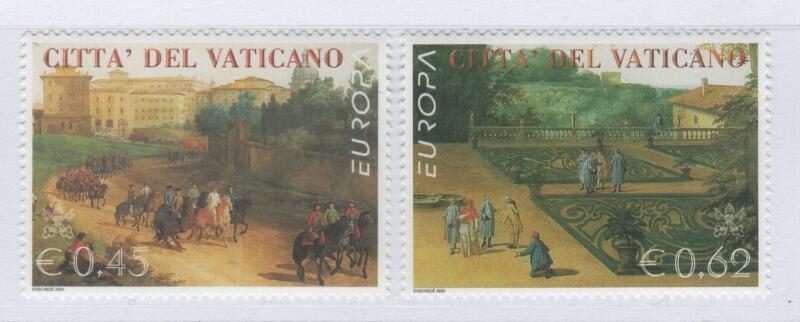 Francobolli Vaticano Anno 2004 Europa Le vacanze