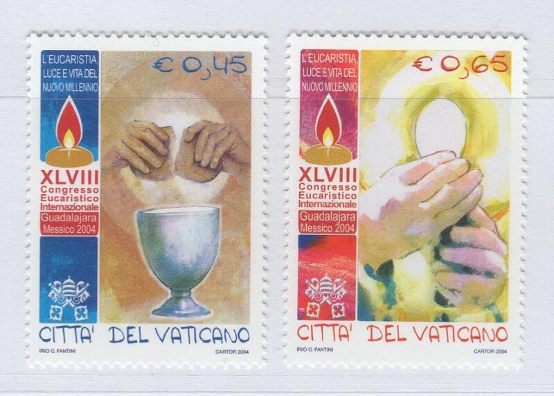 Francobolli Vaticano Anno 2004 48esimo Congresso Eucaristico Internazionale