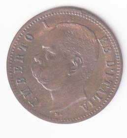 Moneta Regno d’Italia UMBERTO I RE D’ITALIA - 2 Centesimi 1900  Roma
