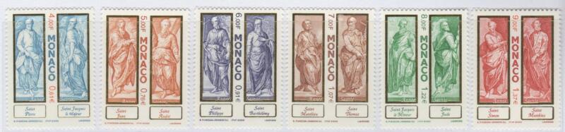 Francobolli Monaco Anno 2000 I dodici Apostoli