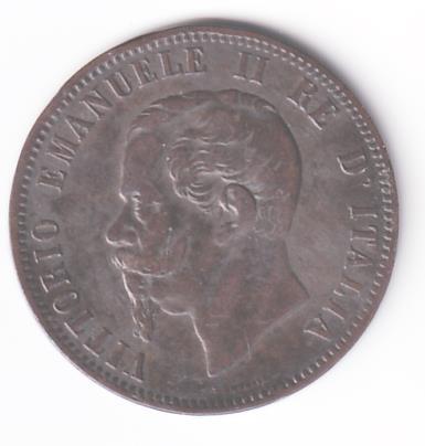 Moneta Regno d’Italia VITTORIO EMANUELE II RE D’ITALIA - 10 Centesimi 1862 Strasburgo