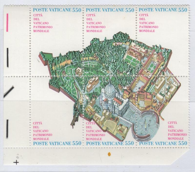 Francobolli Vaticano Anno 1986 Città del Vaticano patrimonio mondiale