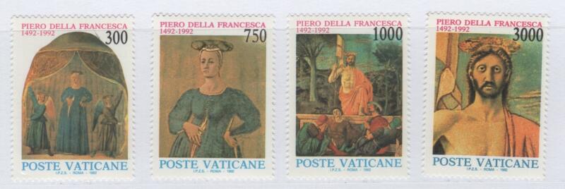 Francobolli Vaticano Anno 1992 Quinto centenario della morte di Piero della Francesca
