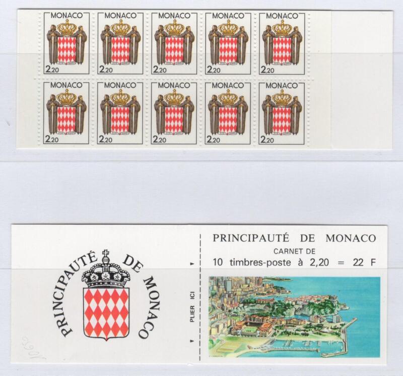 Libretto Monaco Anno 1987 Stemma stilizzato di Monaco