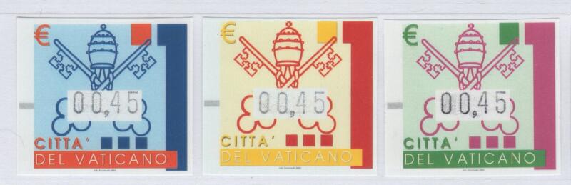 Francobolli Automatici Vaticano Anno 2004 Emblema del Vaticano
