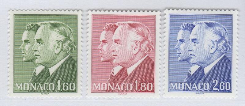 Francobolli Monaco Anno 1982 Principi Ranieri III e Alberto