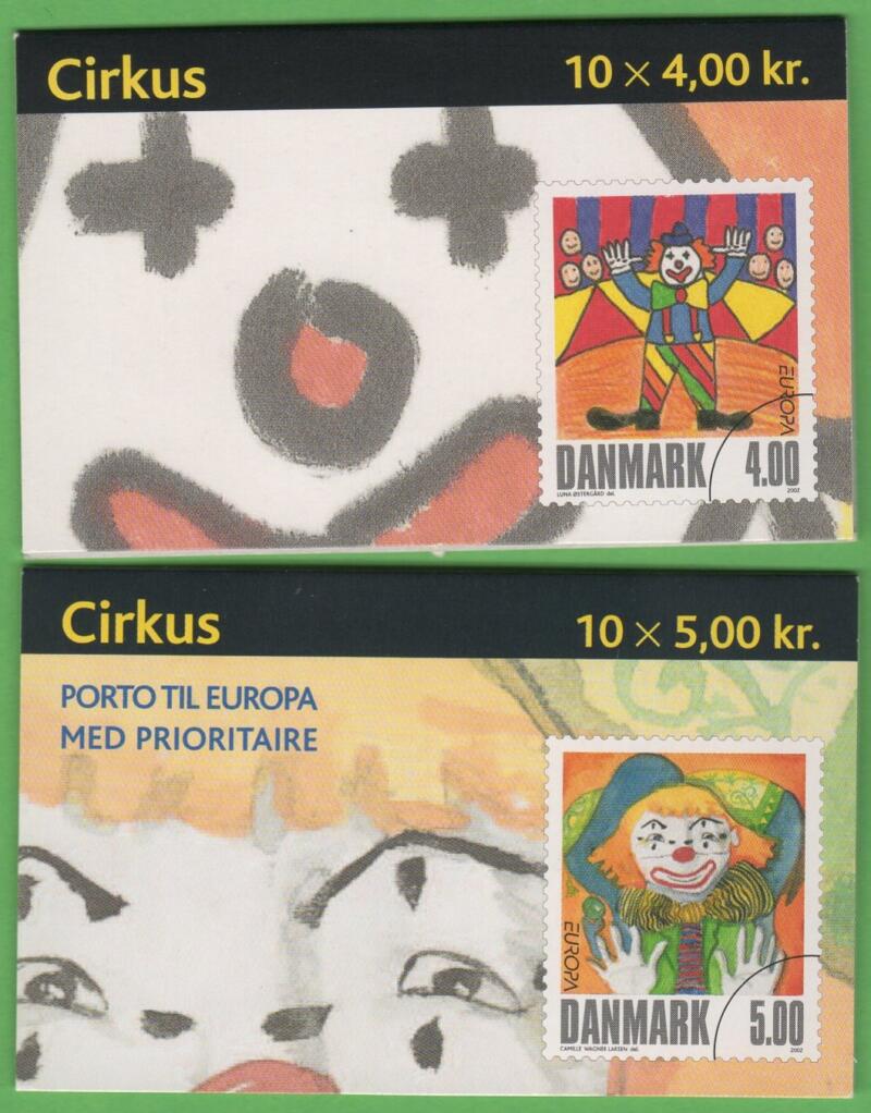 Libretti Danimarca Anno 2002 Europa Il circo