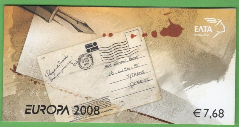 Libretto Grecia Anno 2008 Europa La lettera