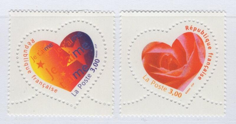 Francobolli Francia Anno 1999 Francobolli augurali