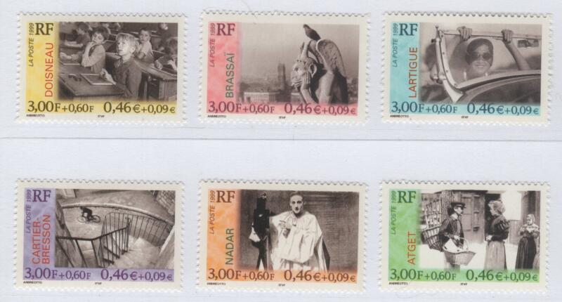 Francobolli Francia Anno 1999 Personaggi celebri I grandi fotografi francesi